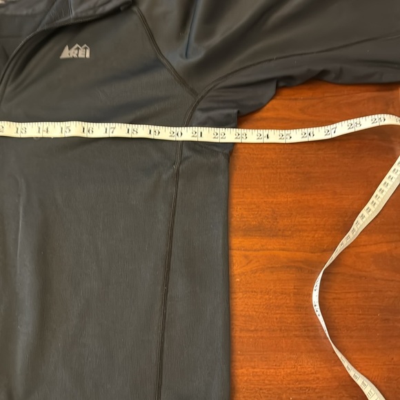 REI Black 3/4 Zip Mock Neck‎ Athletic Hiking Pullover - Picture 6 of 9